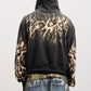 Leopard Print Embroidered Hoodie