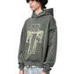 Saint Distressed Pattern Sweatshirt