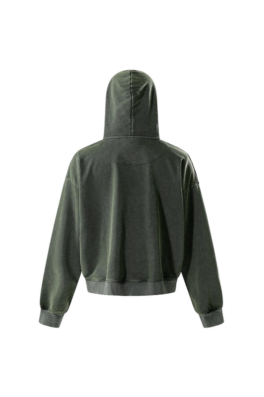 Saint Distressed Pattern Sweatshirt