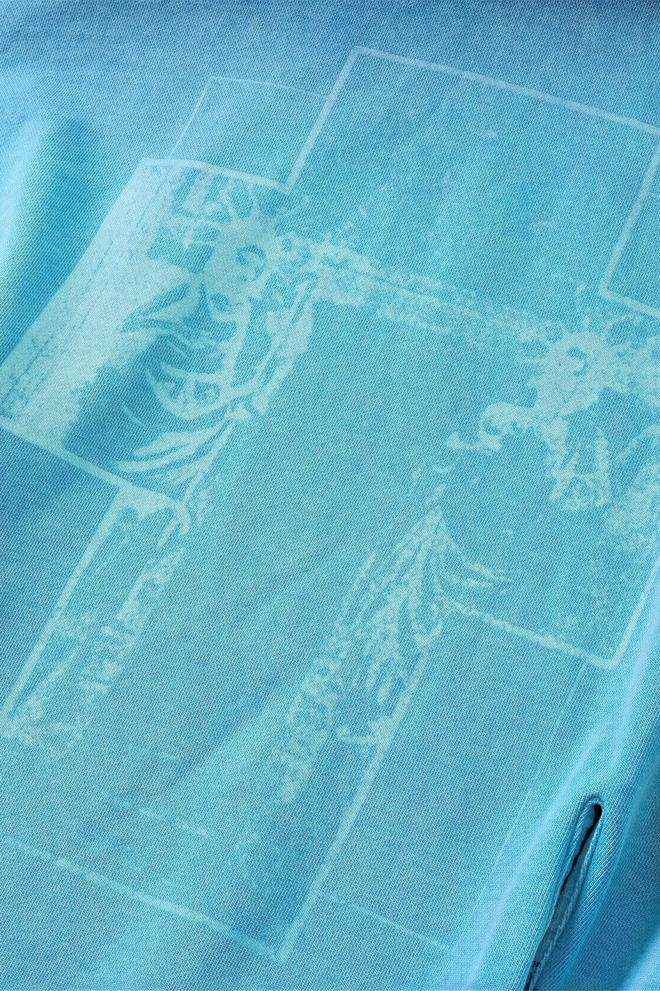 Saint Distressed Pattern Sweatshirt