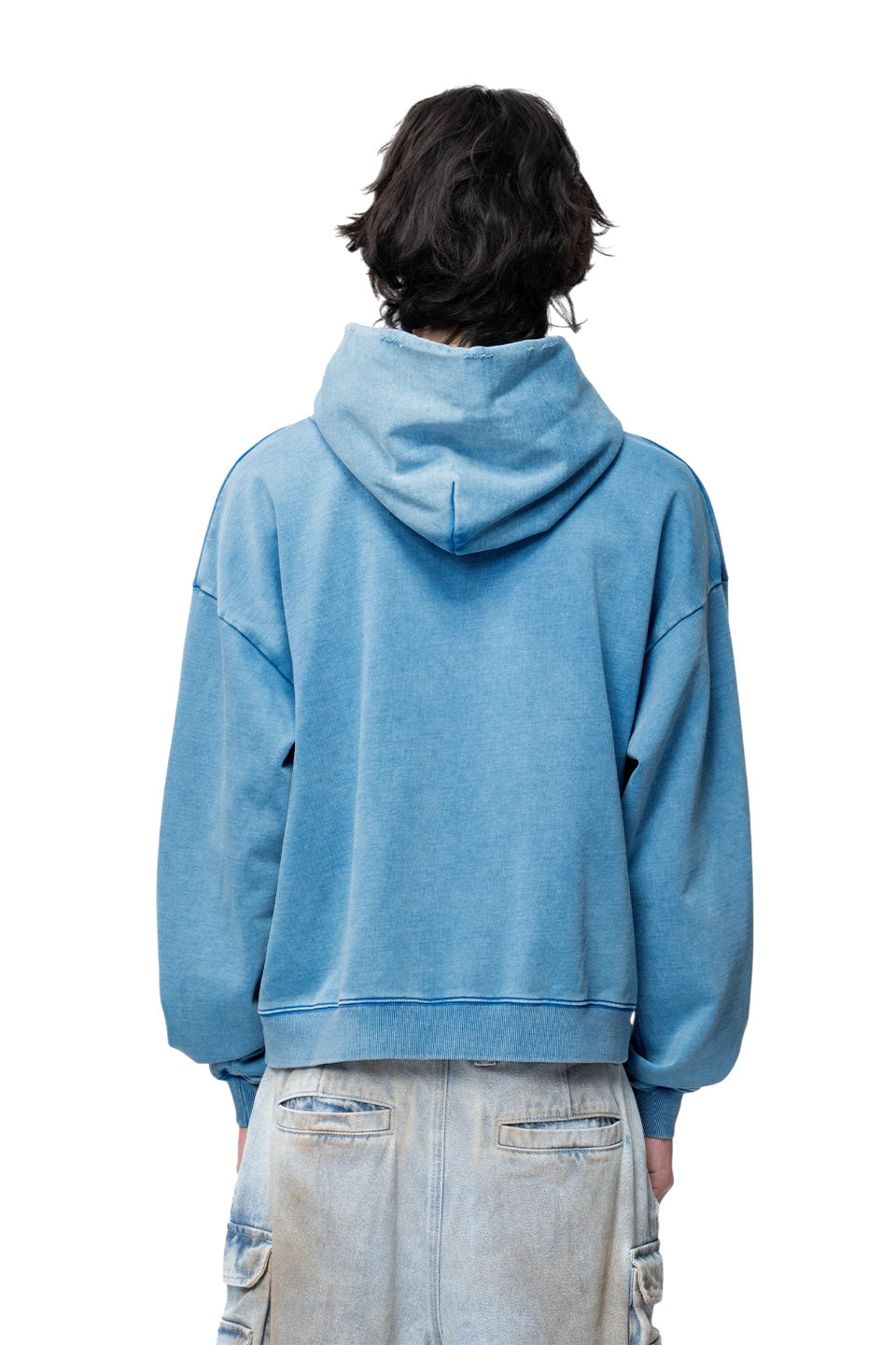 Saint Distressed Pattern Sweatshirt