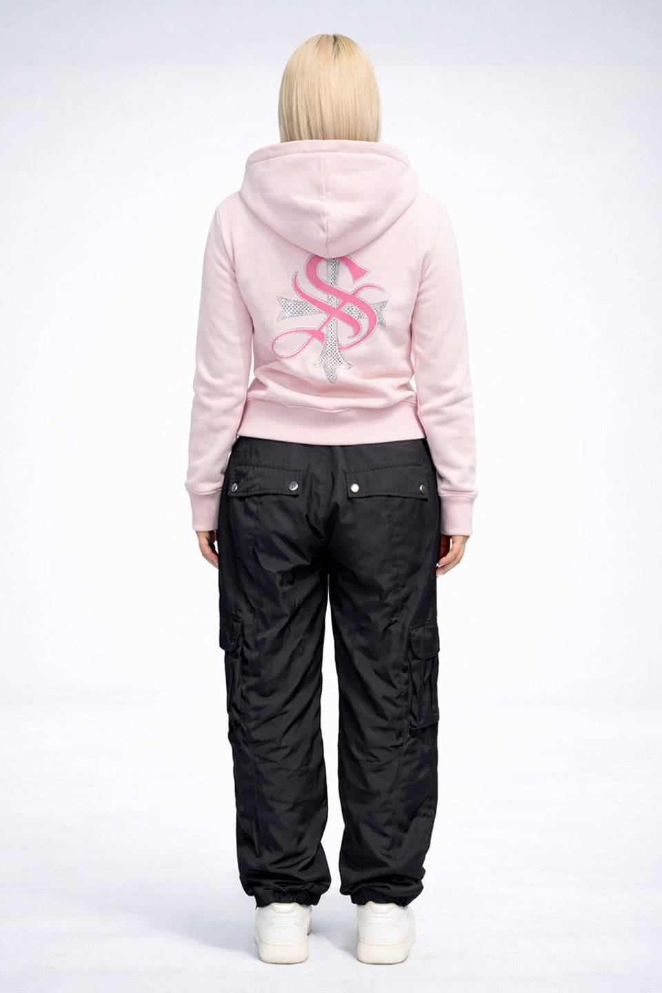 Baby Cross Zip Hoodie - Regular Fit Women's