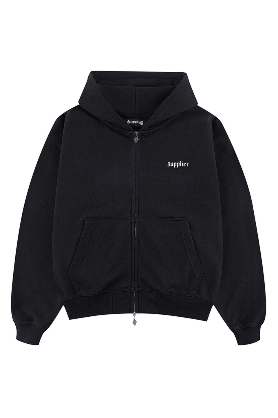【予約販売】Royal Cross Rhinestone Zip Hoodie【10月中旬お届け】