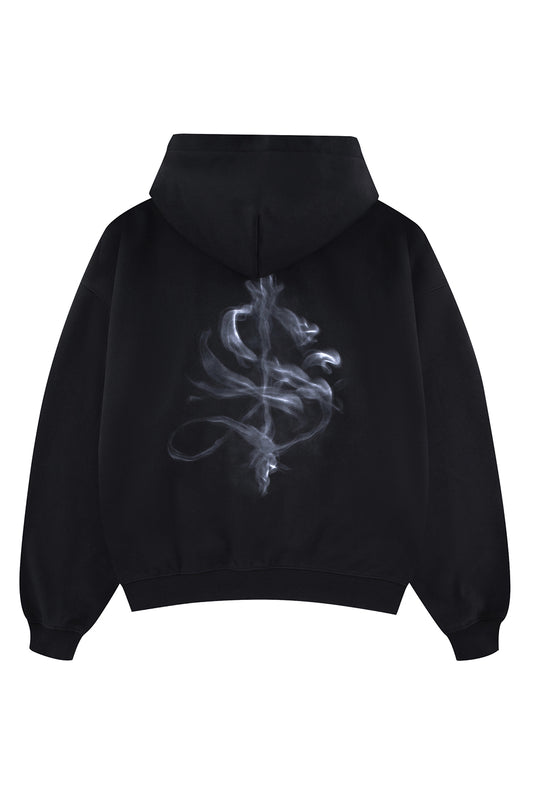 【予約販売】Smoke Cross Zip Hoodie【10月中旬~下旬お届け】