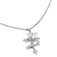 Triple Cross Rhinestone Necklace