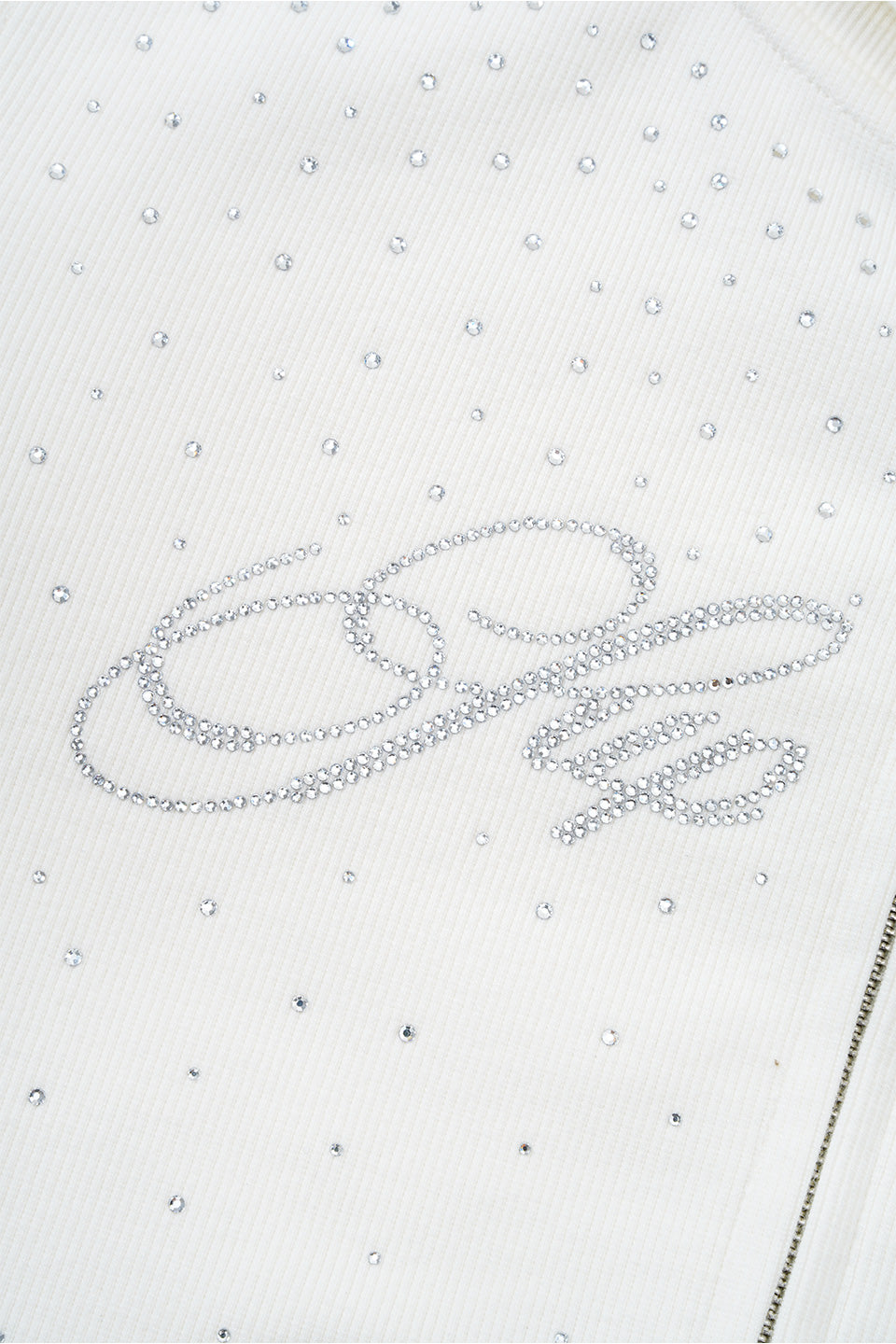 Sparkle Rhinestone Zip Hoodie Women's