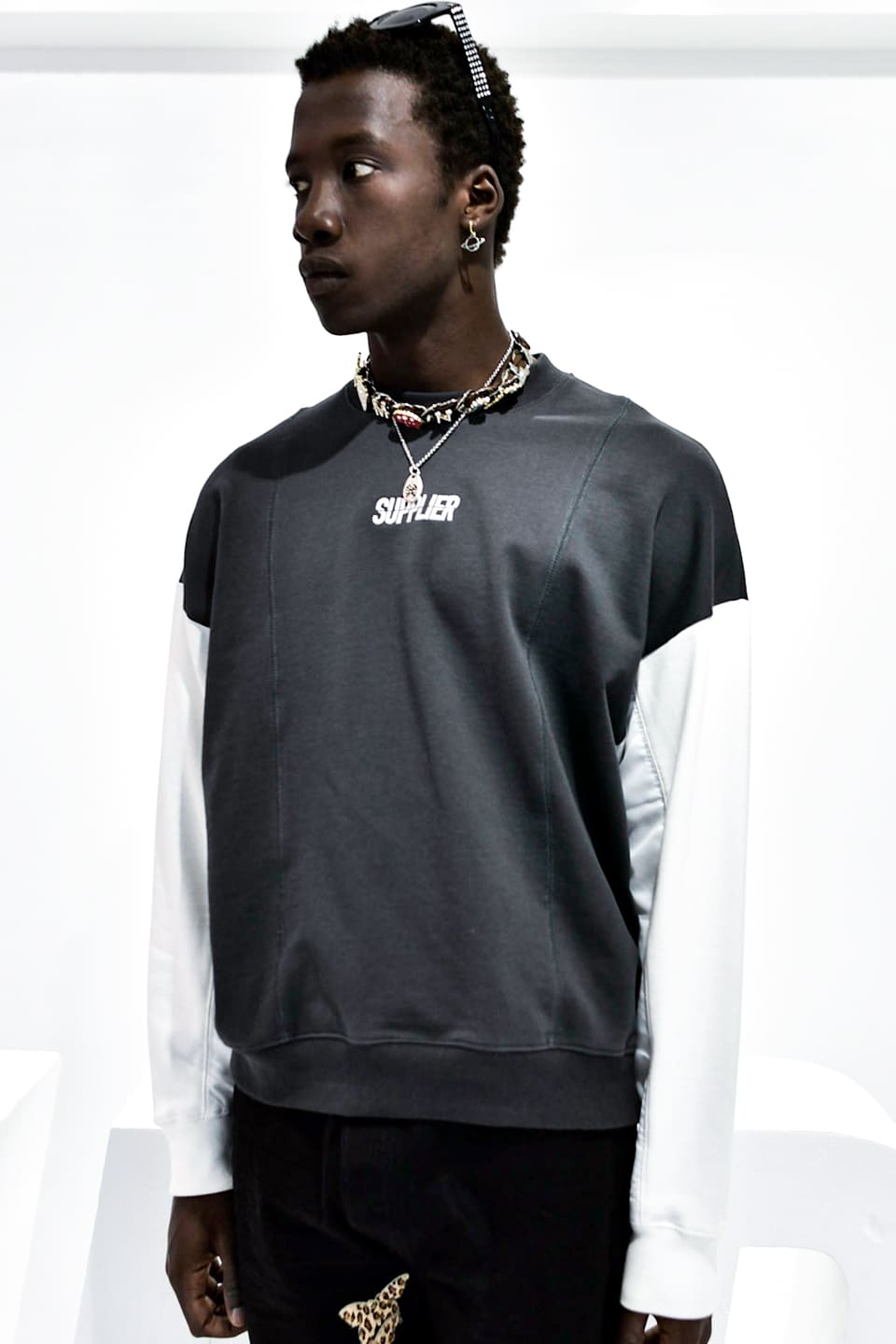 Bicolor Crew Sweat