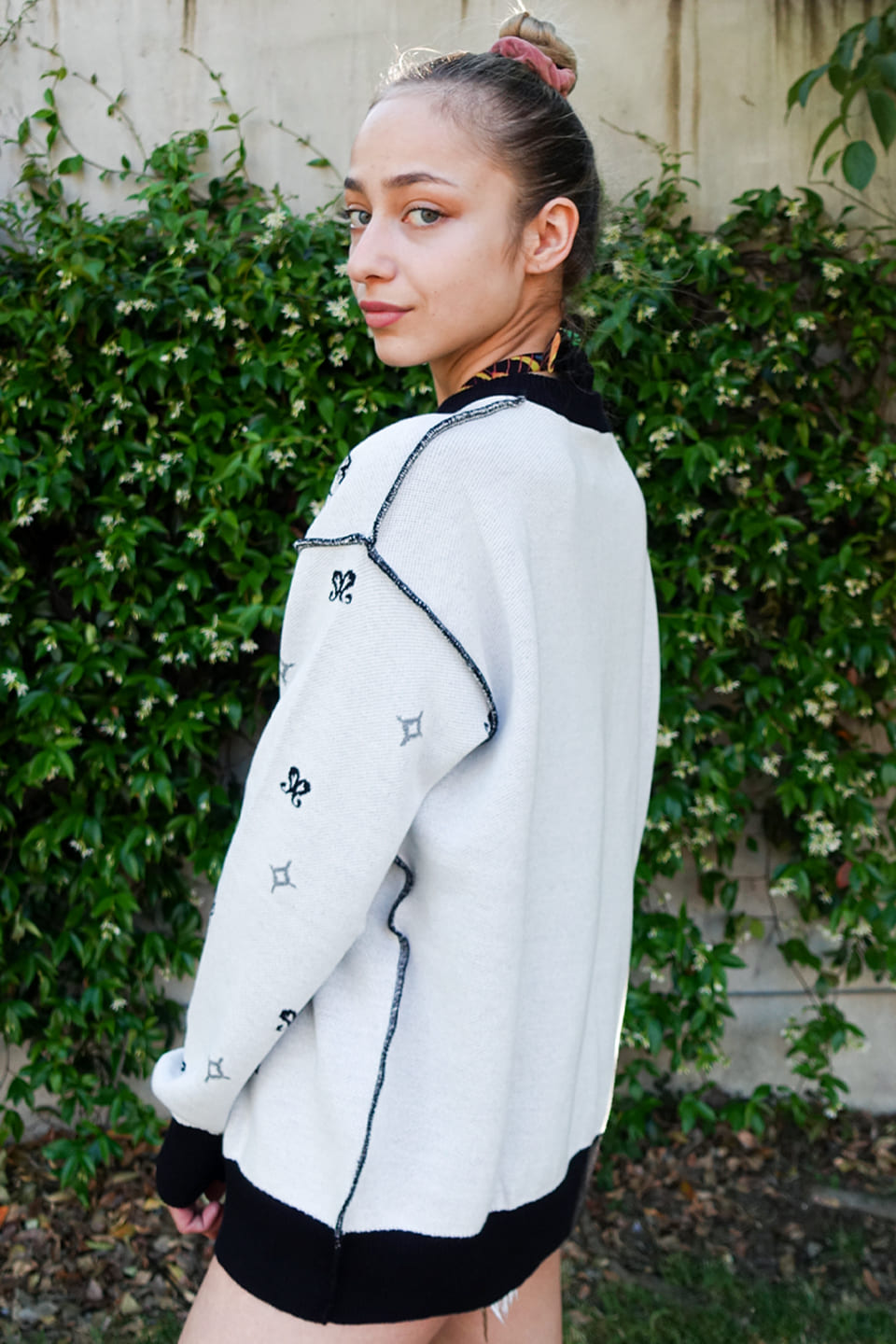 Paisley Crew Knit