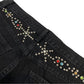 Butterfly Rhinestone Denim