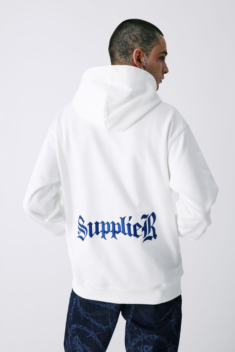 supplier Rhinestone Logo Hoodie - パーカー