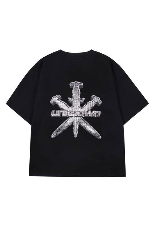 Iced Out Style Dagger Tee