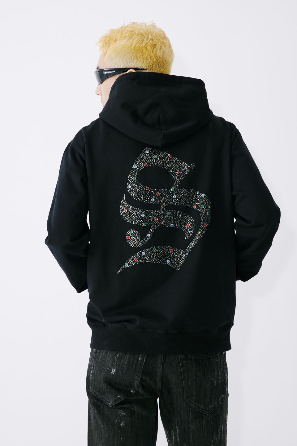 SUPPLIER サプライヤー RHINESTONE ZIP HOODIE