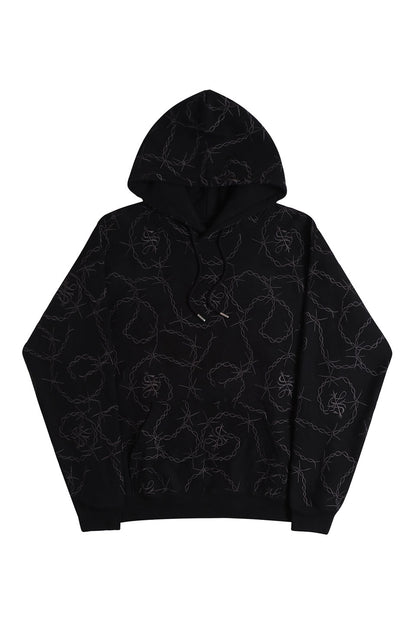 Cross Chain Pullover Hoodie