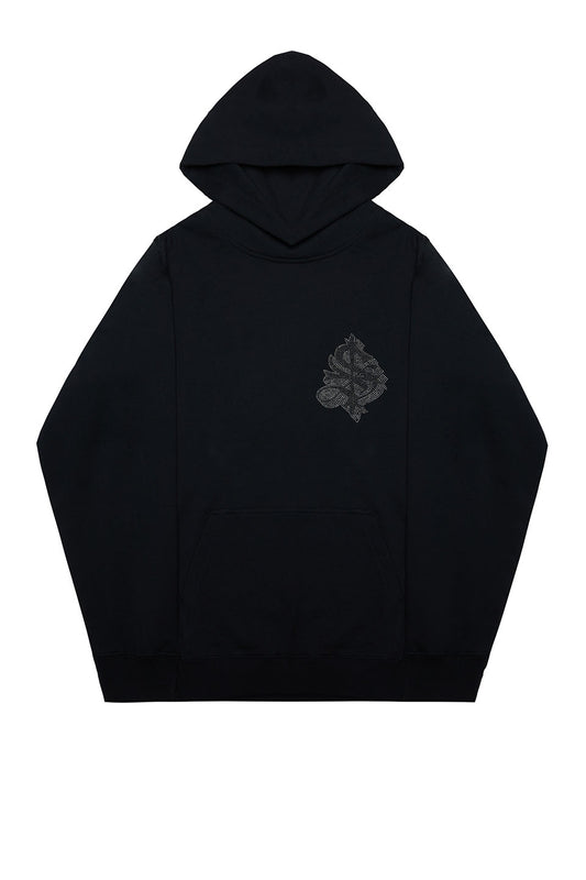 Rhinestone Logo Hoodie