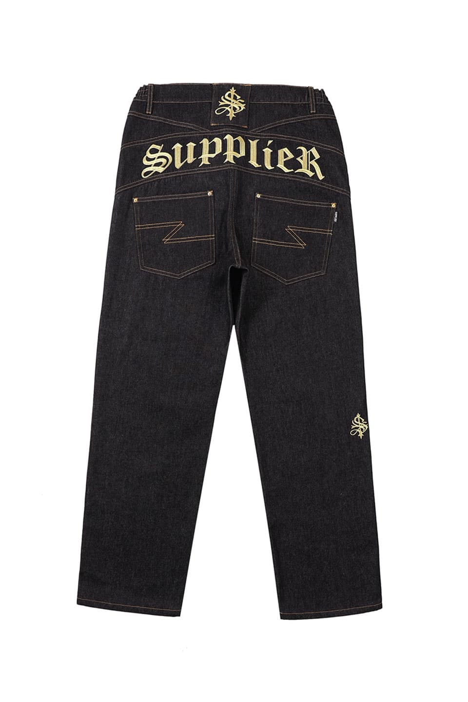 Slipped Back Logo Denim