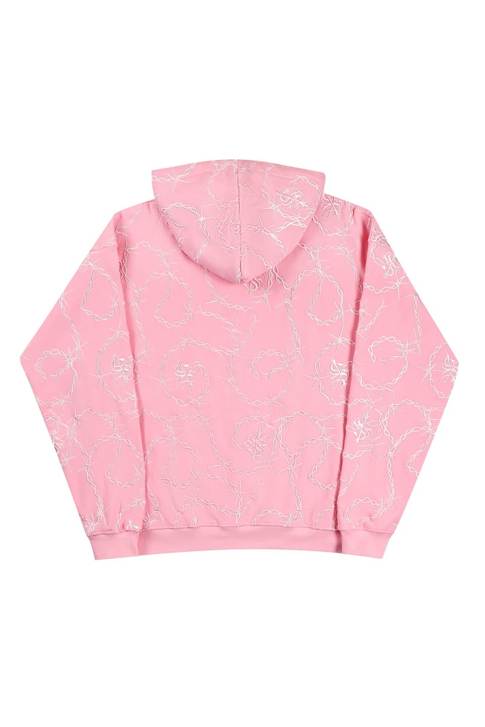 Chain Cross Logo Zip Hoodie