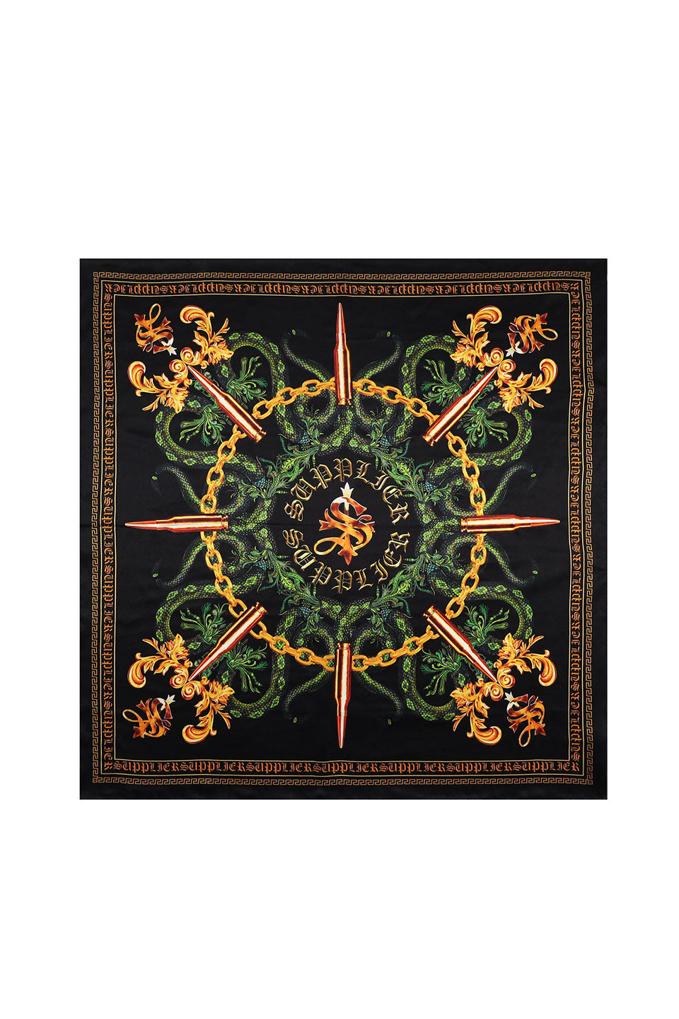 Baroque Cross Silk Scarf