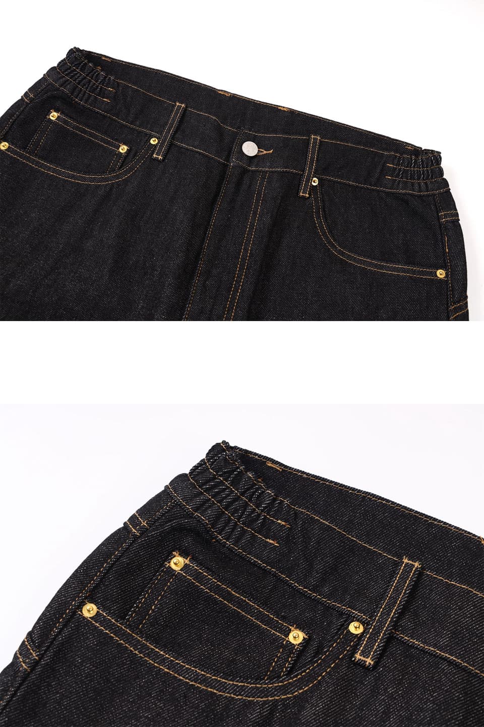 Slipped Back Logo Denim