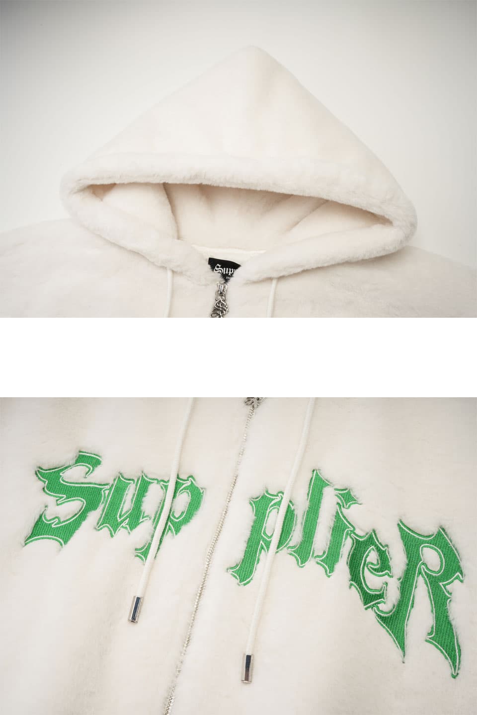 Fur Zip Hoodie