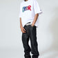 Slipped Back Logo Denim