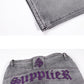 Slipped Back Logo Denim