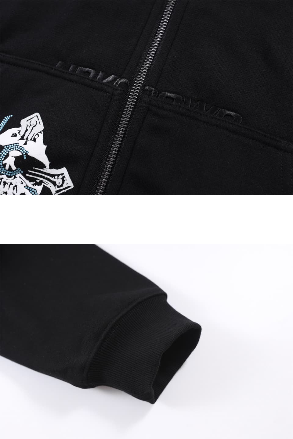 UNKNOWN X HCW Rhinestone Hoodie