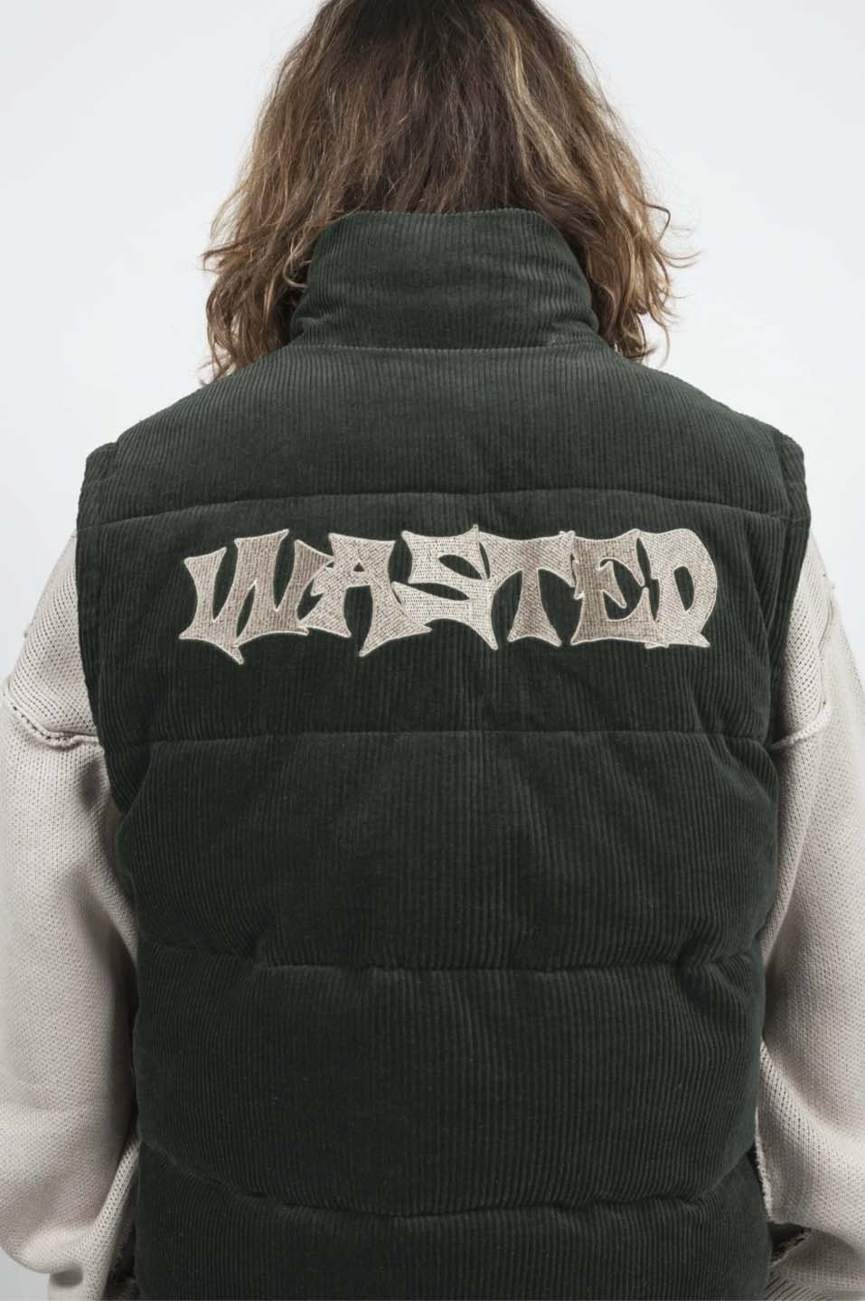 wasted paris REVERSE PUFFER JACKET - ダウンベスト
