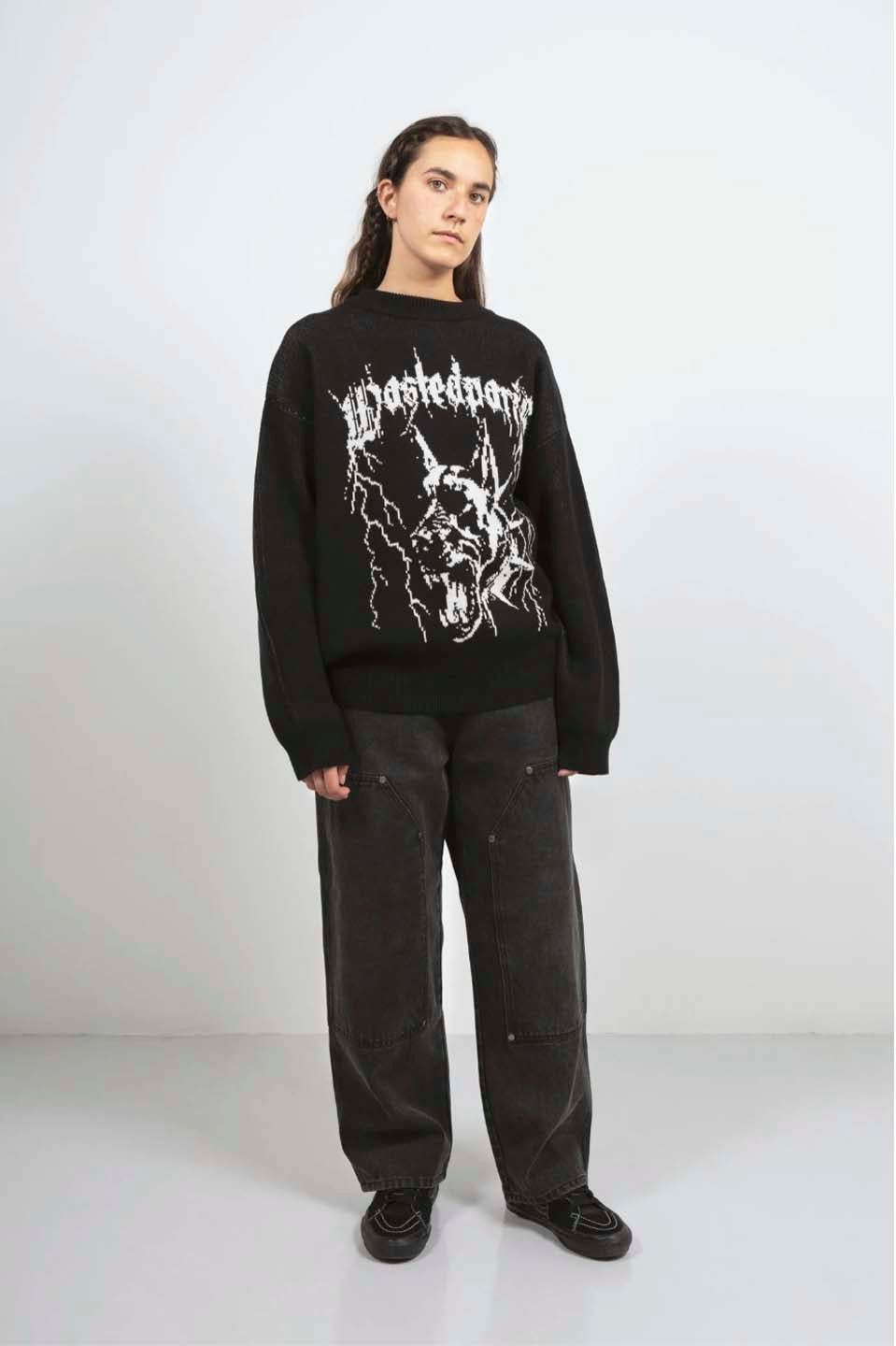 WASTEDPARIS ウェイステッドパリス Spike Sweater ニット - ニット