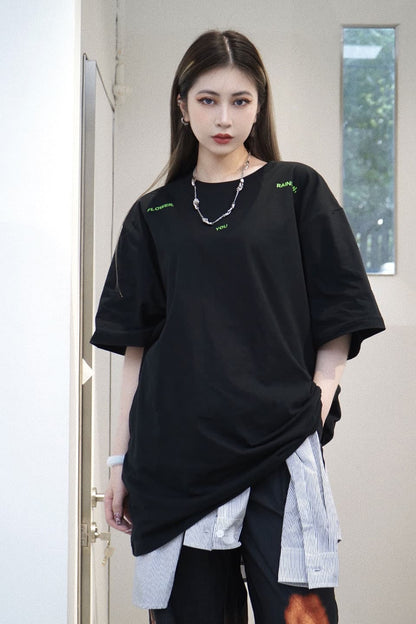 Three Point Print Tee