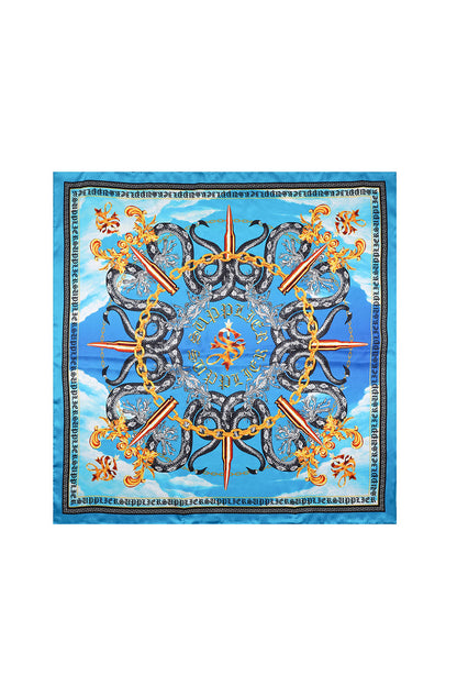 Baroque Cross Silk Scarf