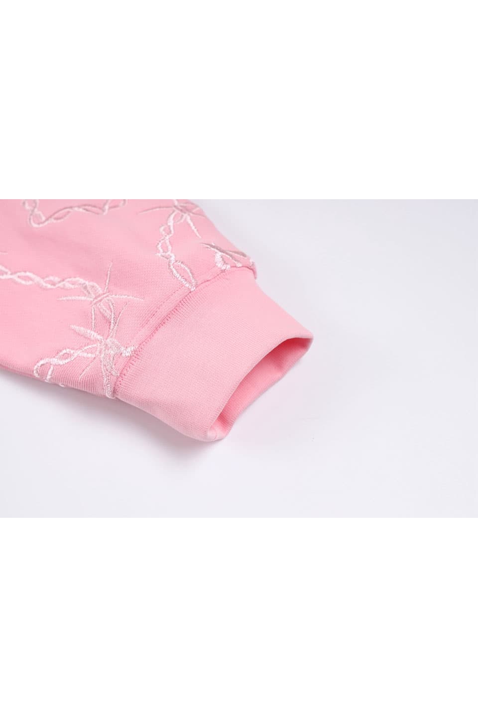 Chain Cross Logo Zip Hoodie