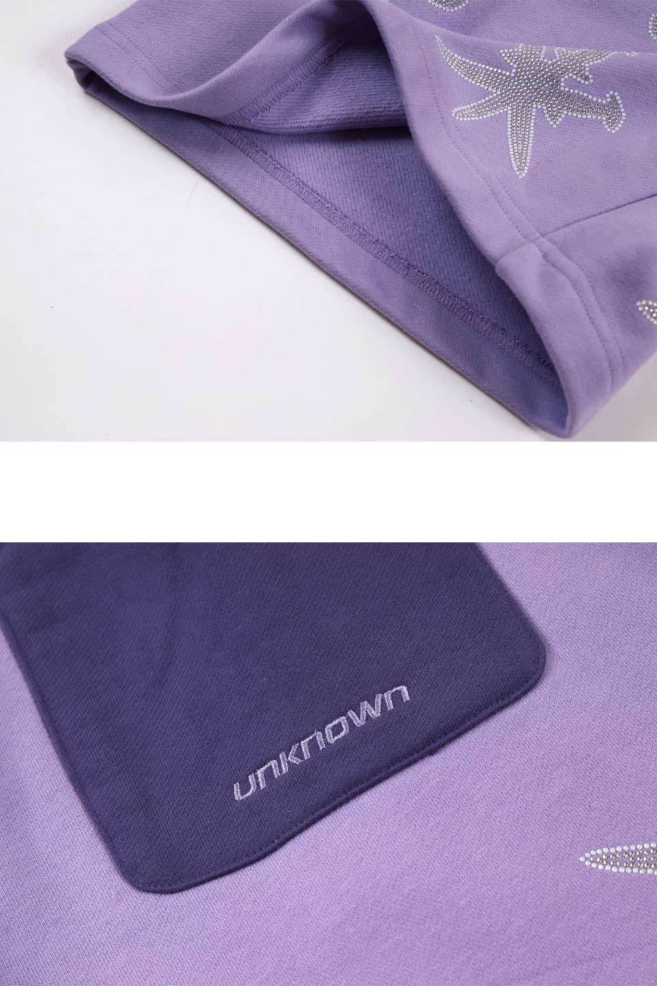 人気高品質 Purple Panel Dagger Rhinestone Zip Up tFM5Q-m56725750457 