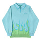Fire Pattern Half Zip Knit