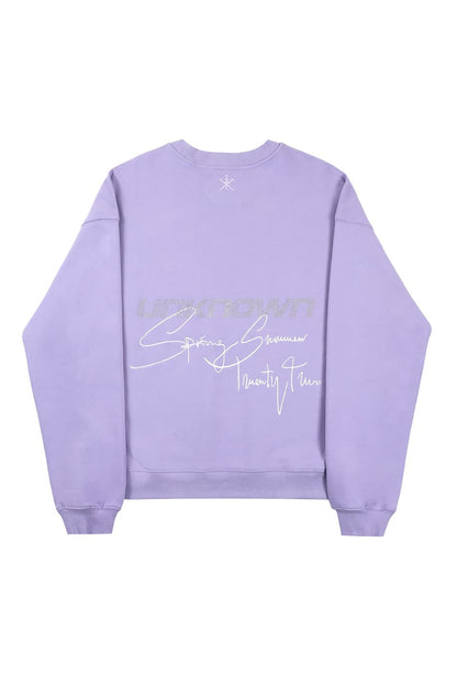 Signature Rhinestone Crew Neck