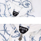 Cross Chain Embroidery Zip Hoodie
