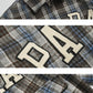 Big Logo Checkered Jacket