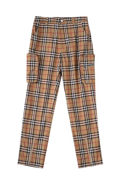 Check Cargo Pants