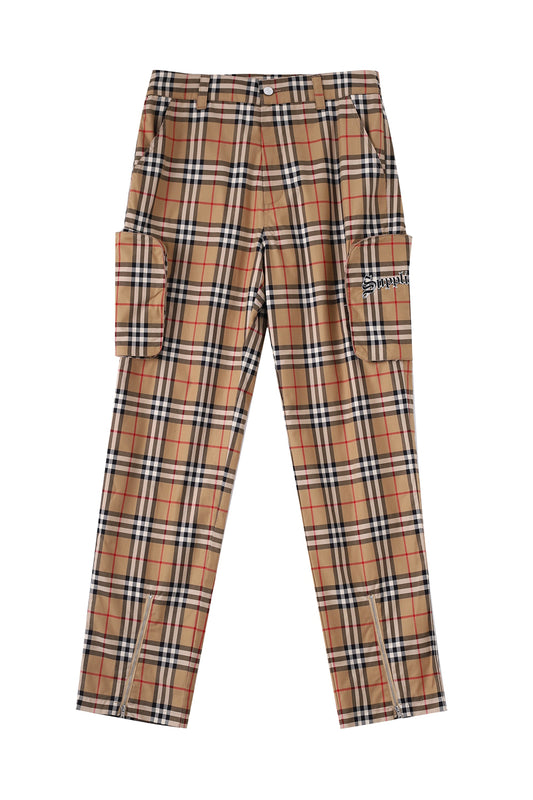 Check Cargo Pants