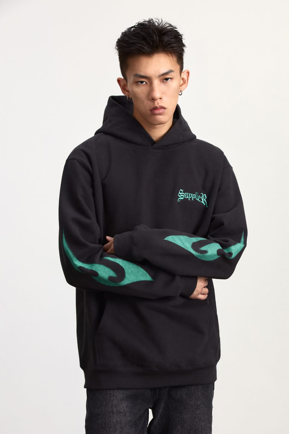 Spray Cross Hoodie