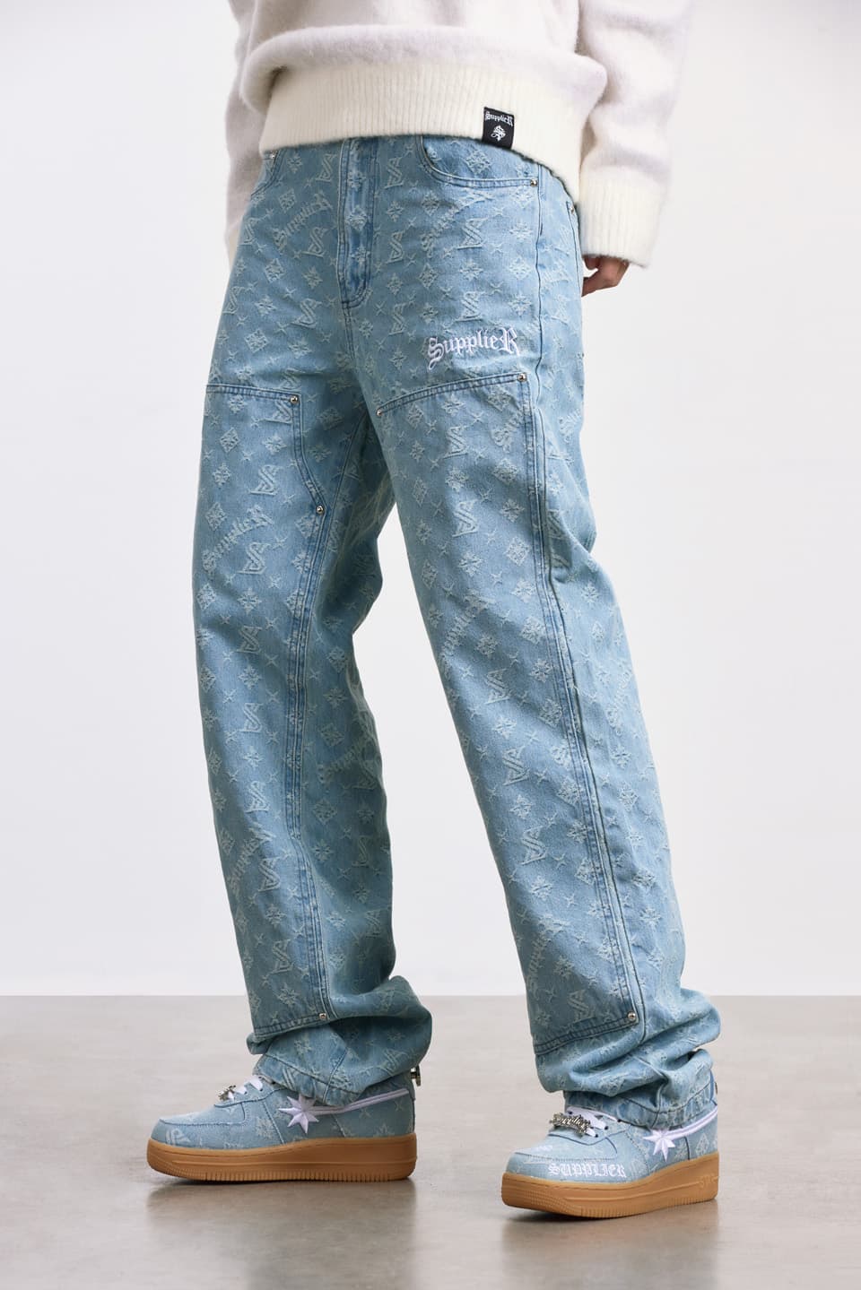 SUPPLIER(サプライヤー) Monogram Denim Pants | tradexautomotive.com