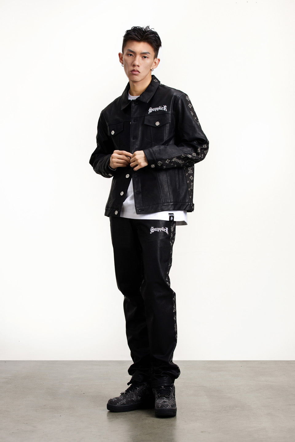 Monogram Leather Jacket