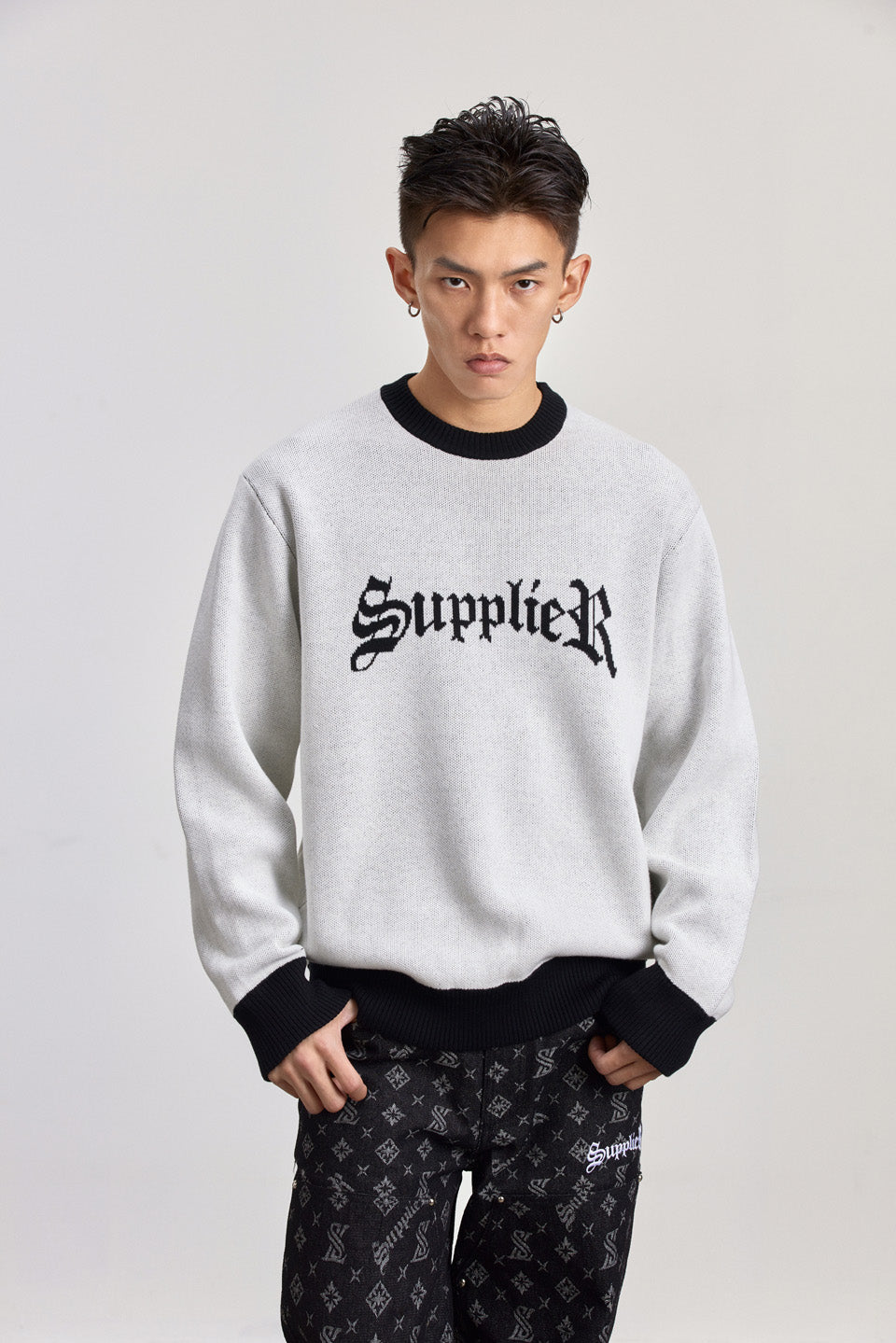 Logo Crew Knit