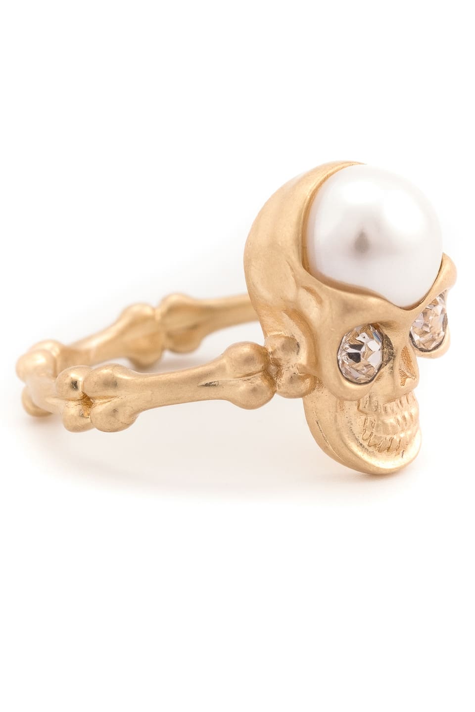 Skull Pearl Ring
