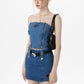 Line Denim Skirt