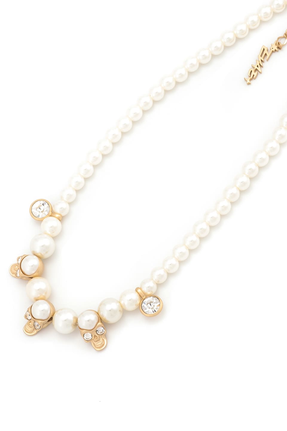 Skull Pearl Necklace