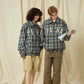 Big Logo Checkered Jacket