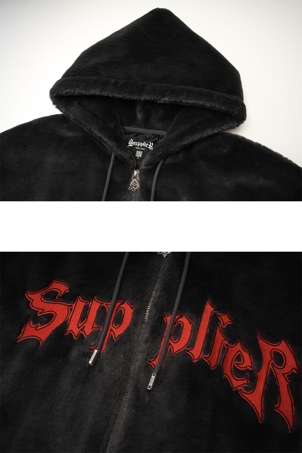 Fur Zip Hoodie