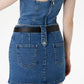 Line Denim Skirt