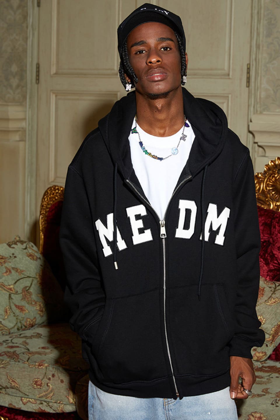 Logo Zip Hoodie