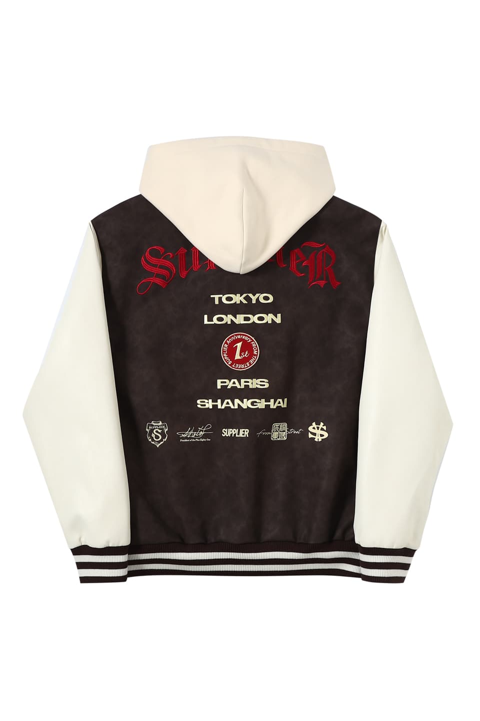 1St Anv. Leather Varsity Jacket